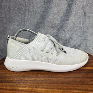 Peter Millar Hyperlight Glide Shoes Womens 9 Gray Knit Lace Up Athletic Sneakers
